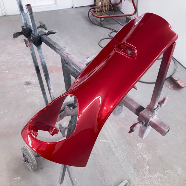 Today, Lambretta parts painted in Scarlett red 🩸 🇬🇧@prestigeautossouthend #repaint #freshpaintjob #southendonsea #leighonsea #carrepairs #carbodyrepairs #spraybooth #prestigeautossouthend #carsofinstagram #prep #vintage #bodywork #smallbusiness #familybusiness #paintmixing #shiny #nicejob #bikeparts #lambretta #lambrettalovers #bikepaintjob