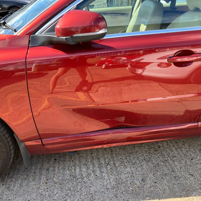 Door dent crease repair